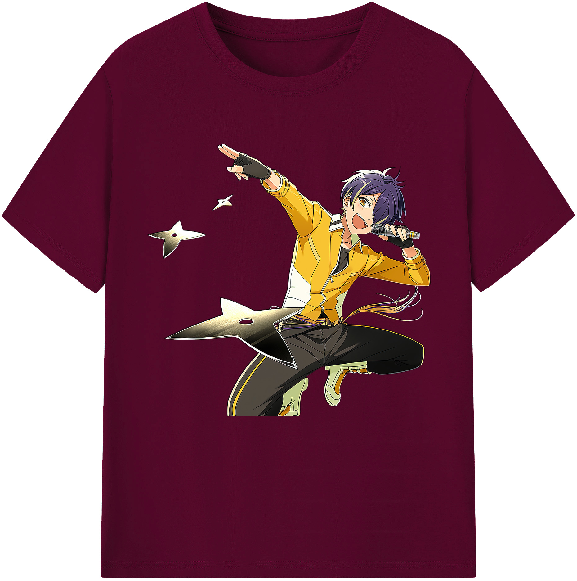 （画像用） あんさんぶるスターズ! Ensemble Stars レディースカジュアルプリントTシャツ（綿100％）